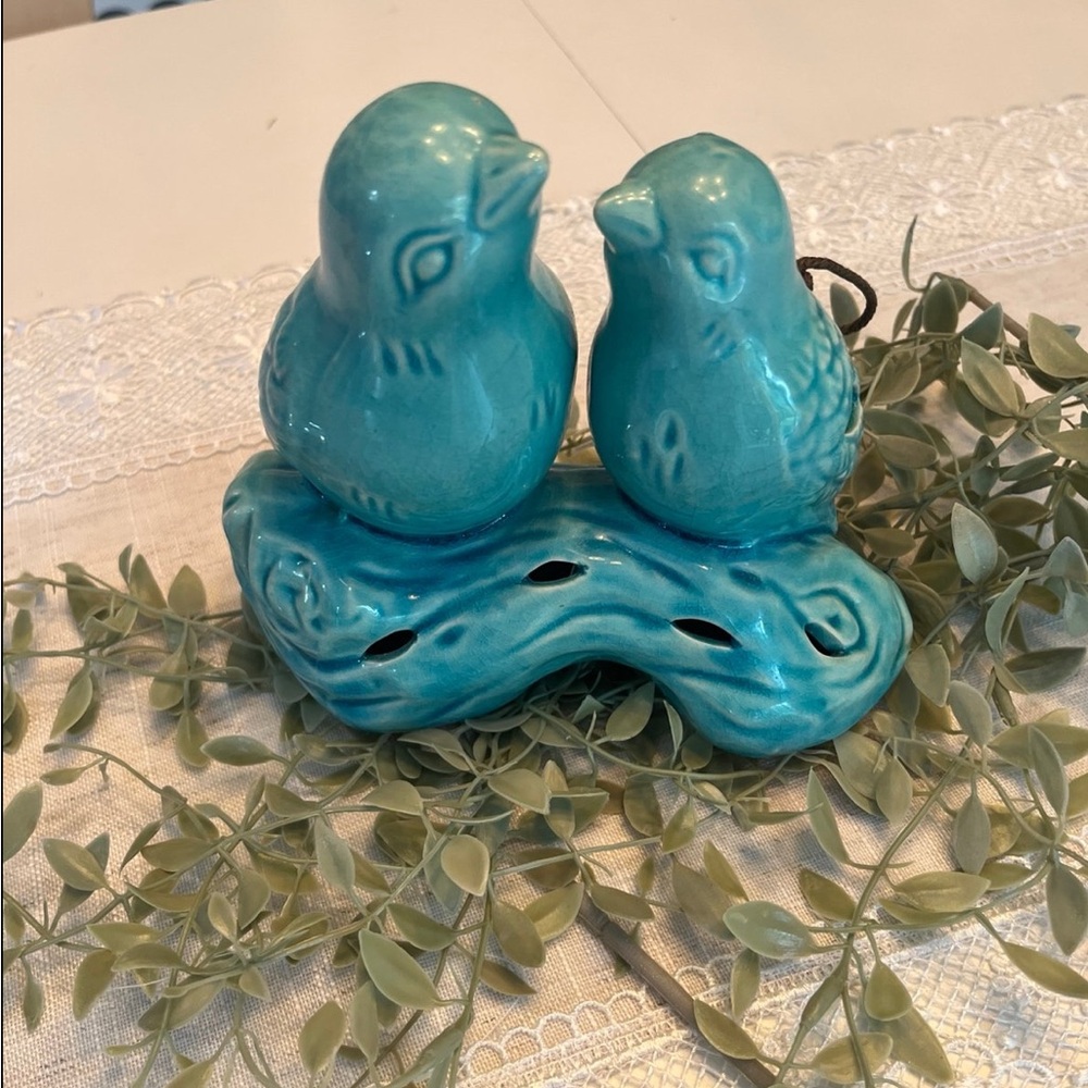 Ceramic Blue Bird Figurine
